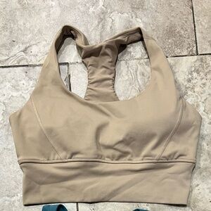 90 Degree padded sports bras in teal and nude